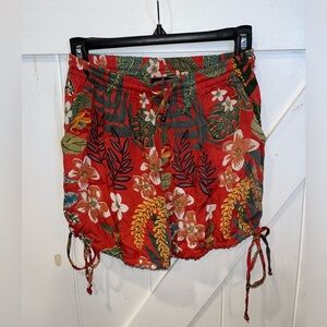 NWT Angie Flora Print Flowy Shorts
